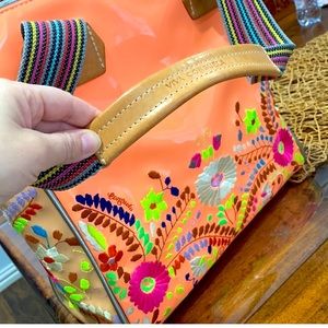 Consuela Coral Classic Tote Retired RARE